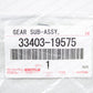 New Genuine OEM Toyota Supra JZA80 MK4 6MT Speedometer Driven Gear 33403-19575