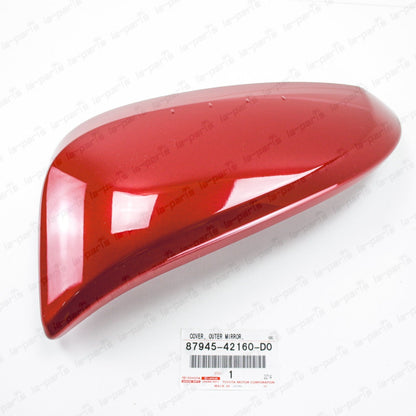 New Genuine OEM Toyota 14-23 4Runner Rav4 Driver Side Mirror Cover Red 3R3