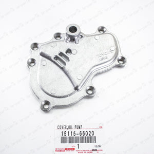 New Genuine Toyota Land Cruiser 80 LX450 1FZFE Engine Oil Pump Cover 15115-66020