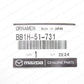 NEW GENUINE MAZDA 1991-1997 MX MIATA FRONT BUMPER CHROME EMBLEM BB1H-51-731
