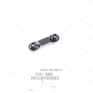 NEW GENUINE TOYOTA 4RUNNER HIGHLANDER GX470 GX460 ROOF RACK BRACKET 63187-35020
