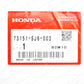 HONDA GENUINE ACTY HA1 HA2 HA3 HA4 HA5 FRONT WINDSHIELD MOULDING 73151-SJ6-003
