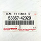 NEW GENUINE TOYOTA  13-18 RAV4  LEFT FENDER TO COWL HOOD SIDE SEAL OEM