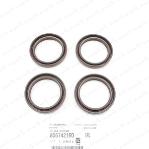 GENUINE SUBARU 2008-2017 WRX STI 2010-2017 LEGACY GT CAMSHAFT SEAL SET OF 4