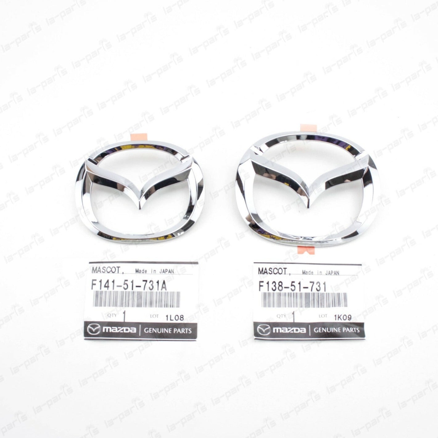 NEW GENUINE MAZDA RX-7 FD3S FRONT & REAR BADGE EMBLEM SET JDM SPIRIT R