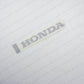 New Genuine OEM Honda 88-91 CRX EF Rear "HONDA" Decal Sticker Silver