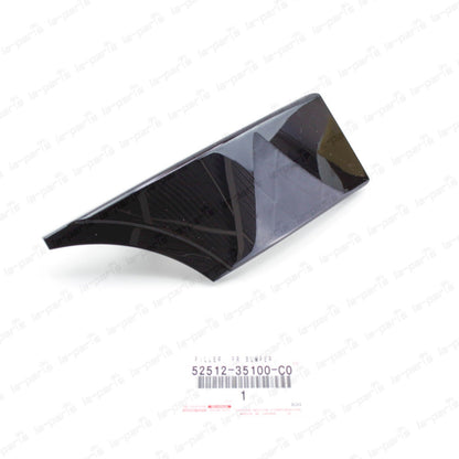 New Genuine Toyota FJ Cruiser 07-14 BLACK Front RH Bumper Filler 52512-35100-C0
