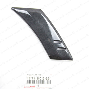 New Genuine Toyota LC100 LX470 Passenger Side Rear Arch Molding 75743-60010-D0