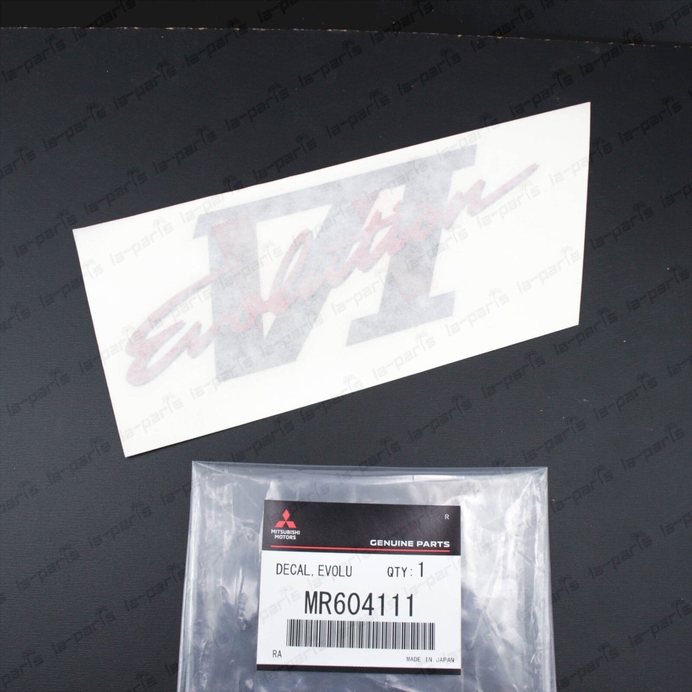 NEW GENUINE MITSUBISHI LANCER EVO 6 CP9A EVOLUTION VI DECAL STICKER MR604111