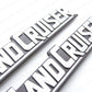 Genuine Toyota 81-90 Land Cruiser BJ60 FJ60 Rear Quarter Emblem 75370-60020 PAIR