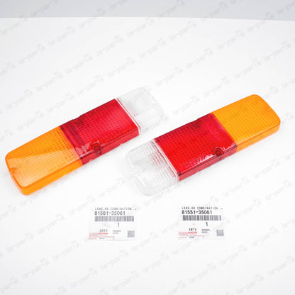 GENUINE TOYOTA 1973-1984 LAND CRUISER FJ40 BJ40 BJ42 TAIL LIGHT LENS COVER LH+RH