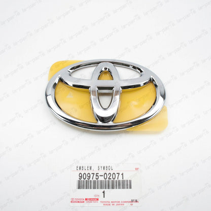 NEW GENUINE FOR TOYOTA COROLLA CAMRY RAV4 CHROME REAR BACK EMBLEM 90975-02071