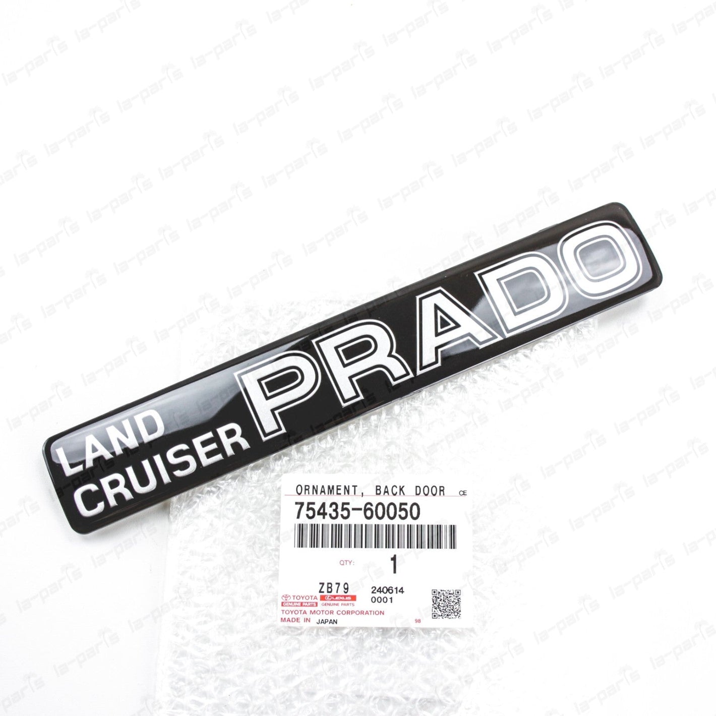 New Genuine Toyota 96-02 Land Cruiser Prado J90 Back Door Emblem 75435-60050