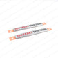 GENUINE MAZDA CX-3 CX-5 CX-8 100TH ANNIVERSARY REAR ORNAMENT BADGE 2PCS
