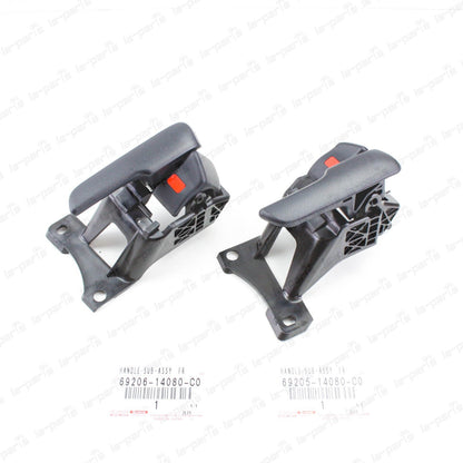 New Genuine Toyota 93-98 Supra JZA80 Mk4 Inside Door Handle Black Rh+Lh Set of 2