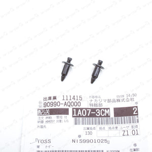 New Genuine Nissan Infiniti Rear Mudguard Clip 90990-AQ000 Qty:2