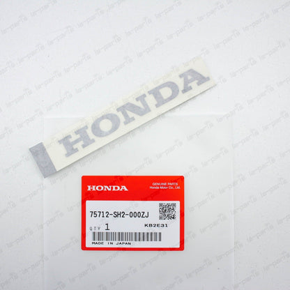 New Genuine OEM Honda 88-91 CRX EF Rear "HONDA" Decal Sticker Silver
