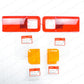 New Genuine OEM Honda Acty HA3 HA4 HA5 Tail Light & Turn Signal Lenses Set Of 4