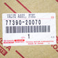 Genuine Toyota Celica MR2 Spyder Rav4 Fuel Tank Overfill Check Valve 77390-20070