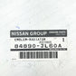 NEW GENUINE INFINITI G37 COUPE Q60 COUPE TRUNK LID EMBLEM 84890-JL60A