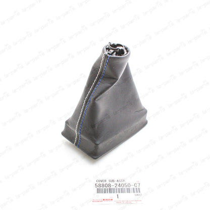 New Genuine Lexus 15-24 RC-F Blue & White Stitching Shift Boot 58808-24050-C7