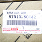 Genuine Toyota Land Cruiser 70 Rear View Mirror 87910-60142 87940-60372 Set of 2