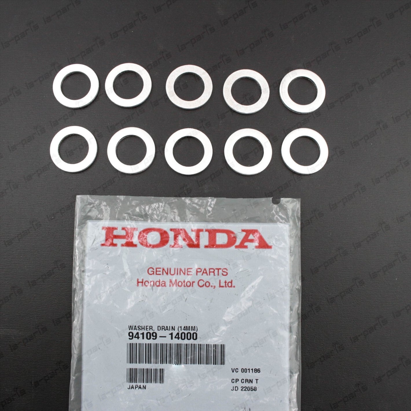 GENUINE HONDA ACURA OIL DRAIN PLUG CRUSH WASHERS 14MM  94109-14000 10 PCS