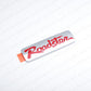 New Genuine OEM Mazda MX-5 Miata Rear Red Roadster Badge N001-51-721A