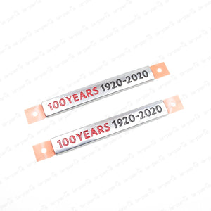 GENUINE MAZDA CX-3 CX-5 CX-8 100TH ANNIVERSARY REAR ORNAMENT BADGE 2PCS