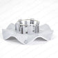 New Genuine Subaru 2006-2014 Tribeca Silver Wheel Hub Cover Center Cap SET of 4