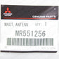 New Genuine Mitsubishi Lancer Evolution 7 8 9 CT9A Mast Roof Antenna MR551256