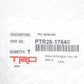 GENUINE TOYOTA TRD LOGO EMBLEM TOYOTA RACING DEVELOPMENT PTR26-17640