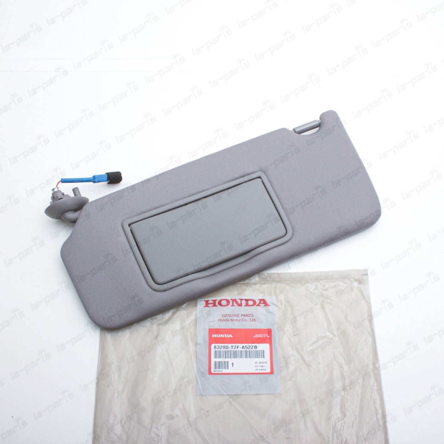 New Genuine OEM Honda 13-17 Accord Gray Driver Sun Visor NH836L 83280-T2F-A52ZB