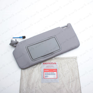 New Genuine OEM Honda 13-17 Accord Gray Driver Sun Visor NH836L 83280-T2F-A52ZB