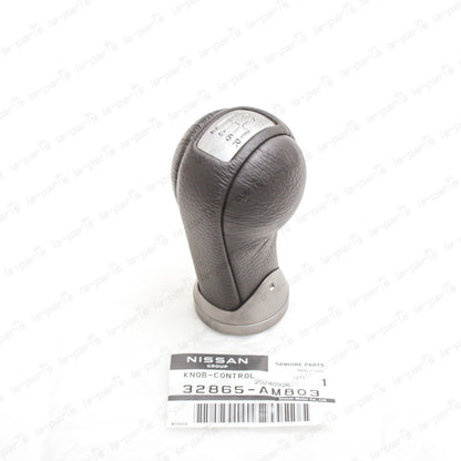 New Genuine OEM Nissan 350Z Infiniti 03-07 G35 Black 6MT Shift Knob 32865-AM803