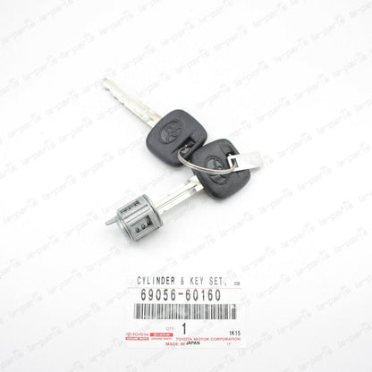 GENUINE TOYOTA 03-09 4RUNNER  02-06 CAMRY GLOVE BOX LOCK AND KEYS 69056-60160