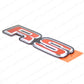 New Genuine OEM JDM Honda 2014 FiT RS Red Emblem 75731-T5B-003