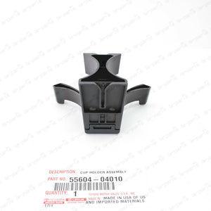 NEW GENUINE TOYOTA 05-09 TACOMA 08-20 SEQUOIA CONSOLE BOX CUP HOLDER 55604-04010