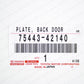 New Genuine Toyota RAV4 XA50 Back Door OFF ROAD Emblem JDM