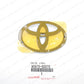 OEM GENUINE TOYOTA COROLLA RAV4 CAMRY C-HR CHROME REAR BACK EMBLEM 90975-02070