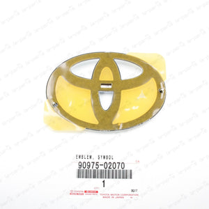 OEM GENUINE TOYOTA COROLLA RAV4 CAMRY C-HR CHROME REAR BACK EMBLEM 90975-02070