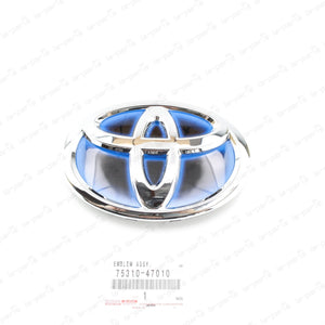 NEW GENUINE TOYOTA  HYBRID FRONT RADIATOR GRILLE EMBLEM BADGE 75310-47010