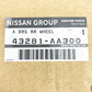 NEW GENUINE NISSAN SKYLINE GTR 300ZX REAR WHEEL HUB BEARING 43281-AA300