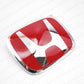 GENUINE HONDA CIVIC 2017-2019 5D HATCHBACK TYPE-R RED FRONT EMBLEM 75700-TGH-A01