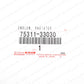 New Genuine Toyota 1997-2001 Camry Front Radiator Grille Emblem 75311-33030