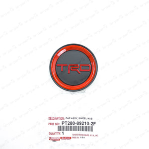 New Genuine Toyota 4Runner Tacoma Tundra TRD Wheel Center Cap PT280-89210-2F
