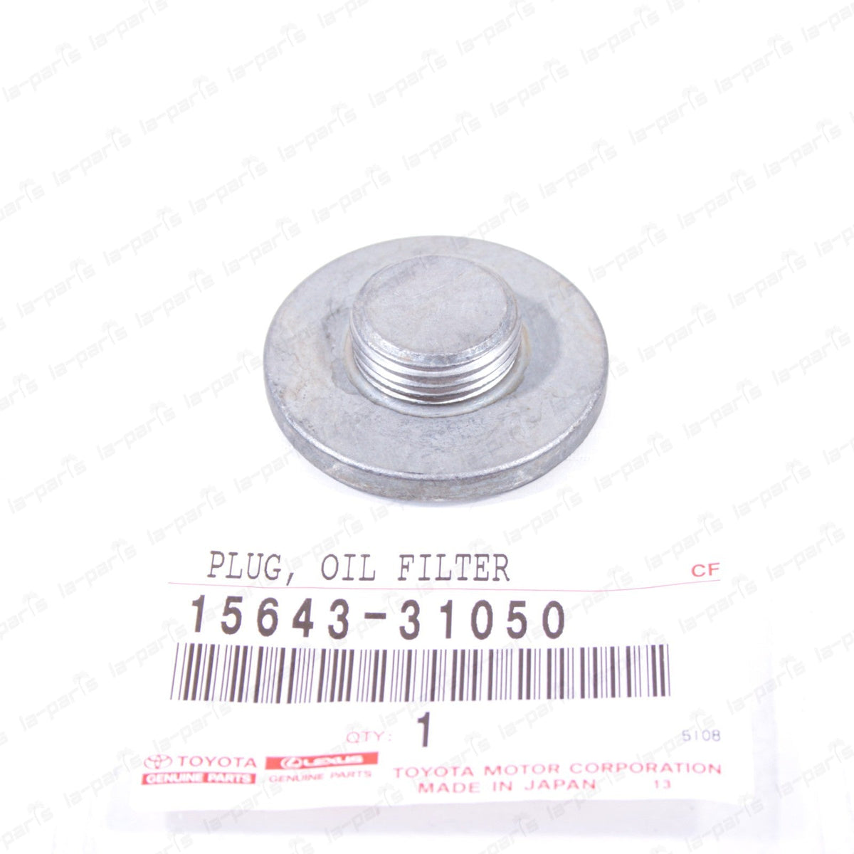New Genuine OEM Toyota Lexus 2005-2024 Oil Filter Housing Drain Plug 15643-31050