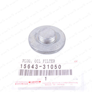 New Genuine OEM Toyota Lexus 2005-2024 Oil Filter Housing Drain Plug 15643-31050