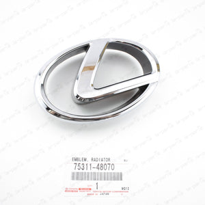 New Genuine OEM Lexus 2004-2008 RX330 RX350 Front Grill Emblem 75311-48070