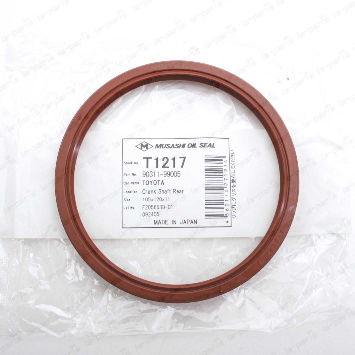 JDM MUSASHI Rear Crankshaft Oil Seal For Toyota 1988-1993 Land Cruiser 3FE 1FZFE